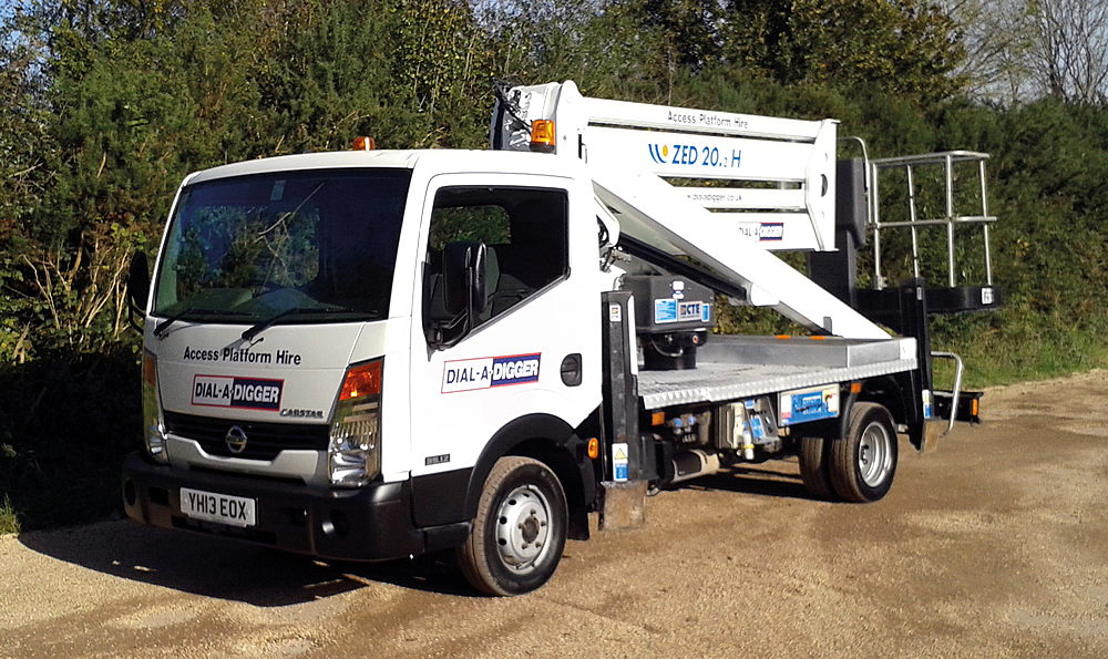 cherry picker vans for hire